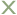 X